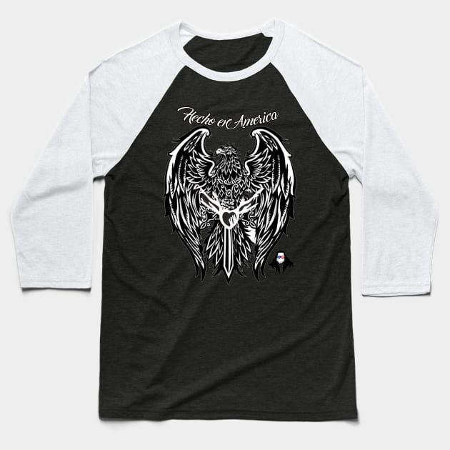The Hecho en America! Eagle Baseball T-Shirt by ChazTaylor713